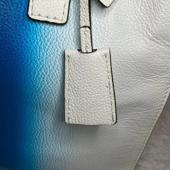 New Michael Kors Hamilton Spray Large Leather Shoulder Bag Tote Purse Wh…